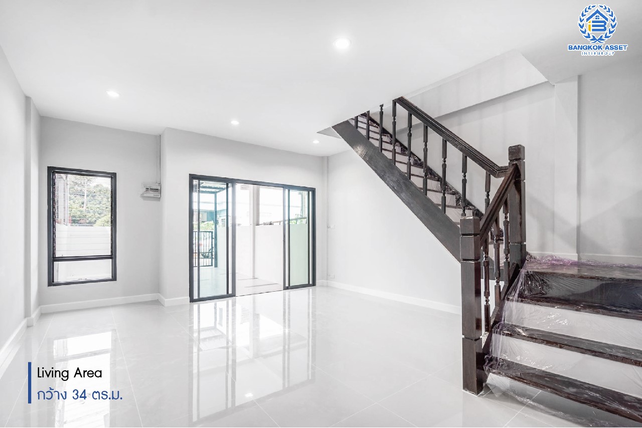 บ้านมือสองตกแต่งใหม่ ม.พิบูลย์การ์เด้นวิลล์ ถนนพิบูลย์สงคราม-พระราม5 ทาวน์เฮ้าส์หลังใหญ่ ทำเลโซเมือง! เนื้อที่ 23.2 ตร.ว. ฟังก์ชัน 3 ห้องนอน 2 ห้องน้ำ บนสุดยอดทำเล! เชื่อมถนนพิบูลย์สงคราม, วงศ์สว่าง, นครอินทร์ และติวานนท์ ใกล้จุดขึ้นทางด่วนศรีรัช-วงแหวนรอบนอก และเพียง 5 นาที ถึงรถไฟฟ้าสถานี "แยกติวานนท์"